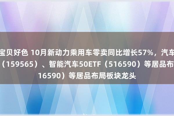 宝贝好色 10月新动力乘用车零卖同比增长57%，汽车零部件ETF（159565）、智能汽车50ETF（516590）等居品布局板块龙头