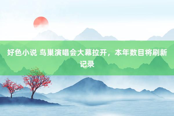 好色小说 鸟巢演唱会大幕拉开，本年数目将刷新记录